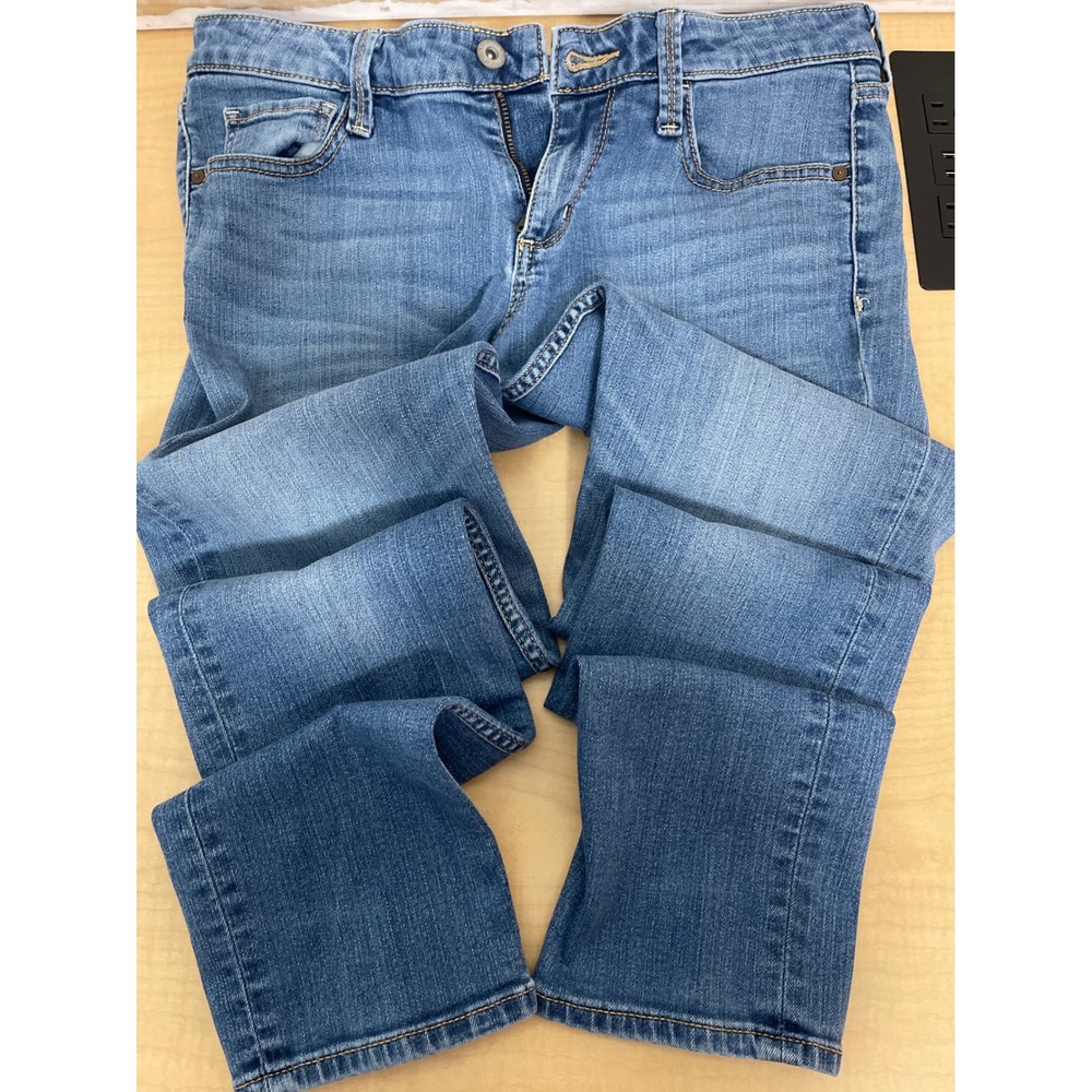 Arizona Jean Co Super Skinny Jeans Womens 0 Average Medium Wash Blue Denim